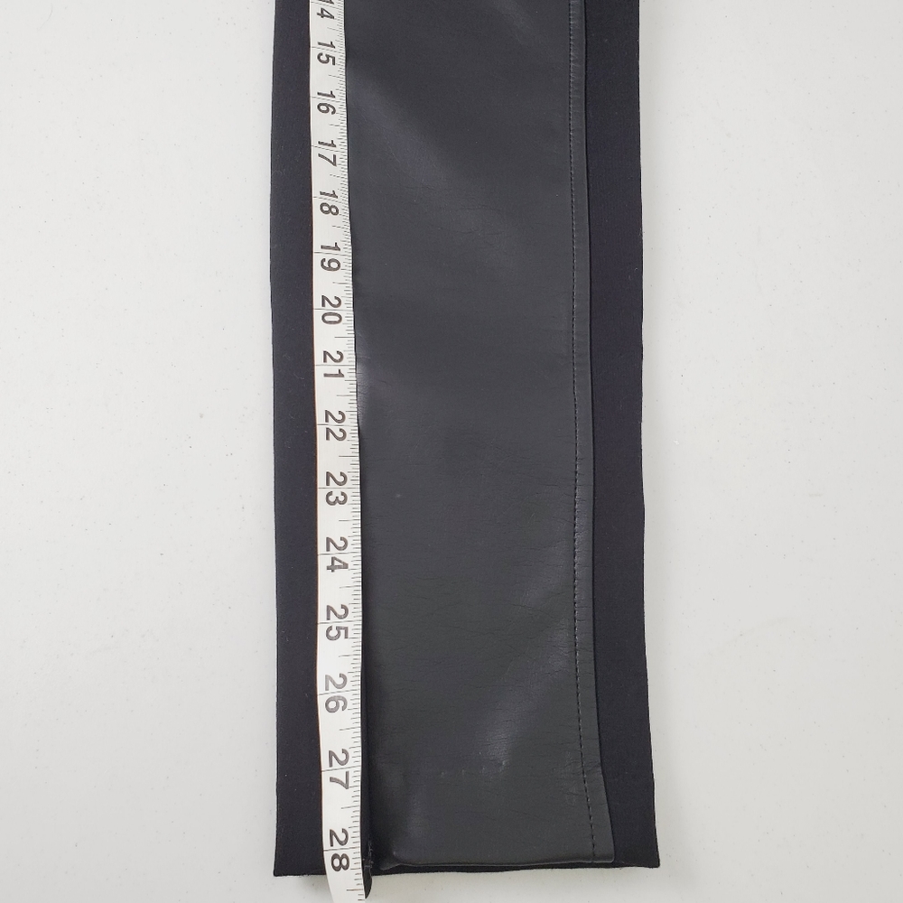 Lauren Ralph Lauren Leggings Faux Leather Front - Picture 7 of 9